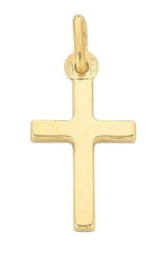 Large flat plain polished cross