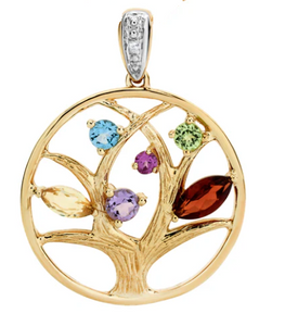 Tree of Life - 9kt Yellow Gold Pendant