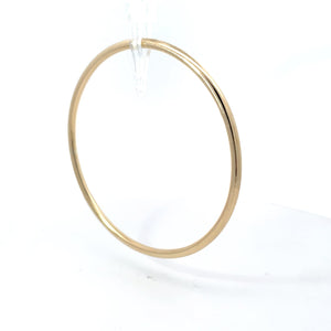 Yellow Gold Round Bangle