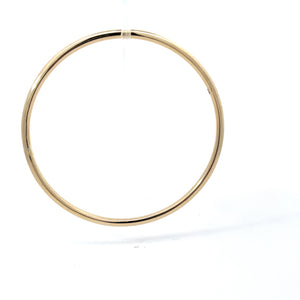 Yellow Gold Round Bangle