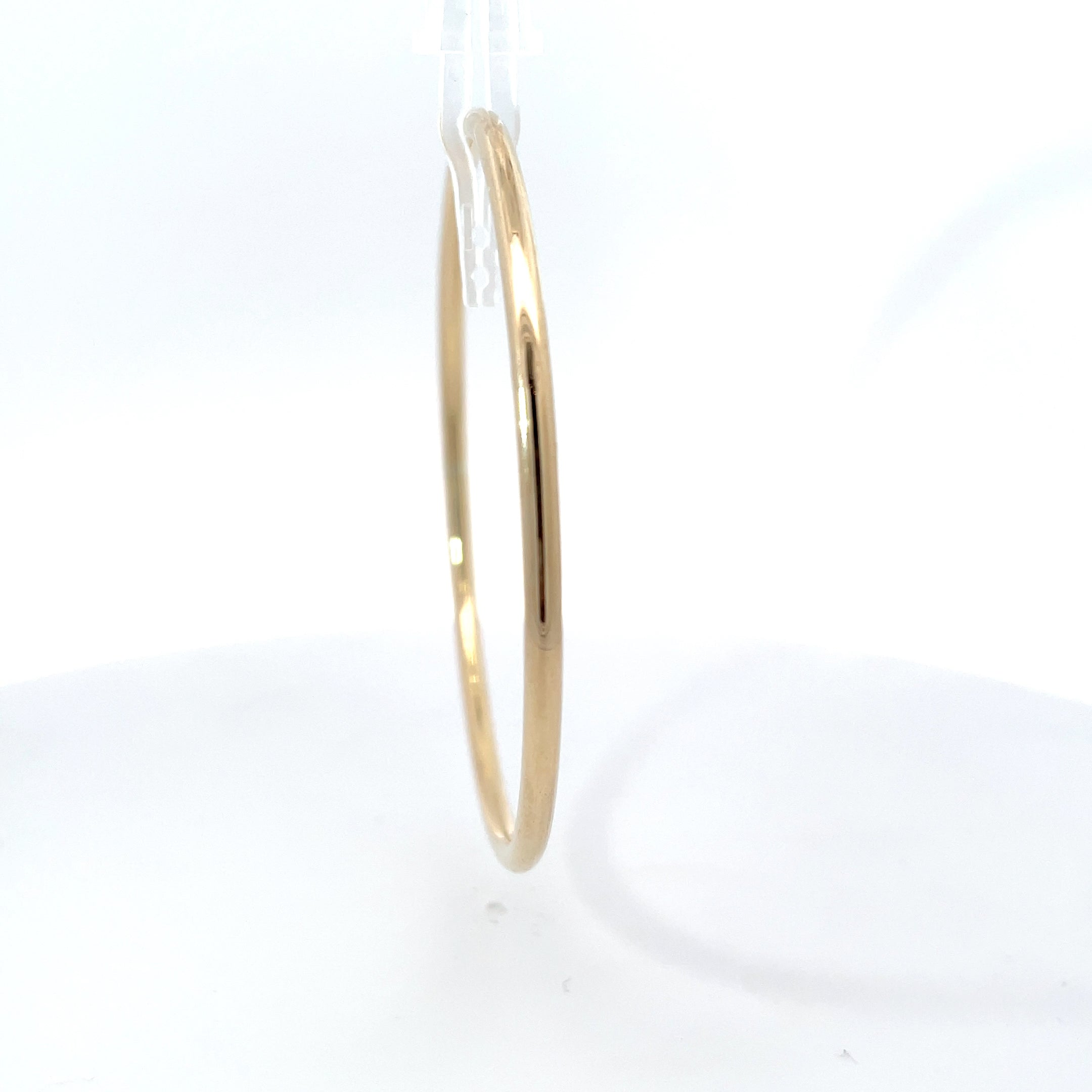 Yellow Gold Round Bangle