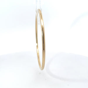 Yellow Gold Round Bangle