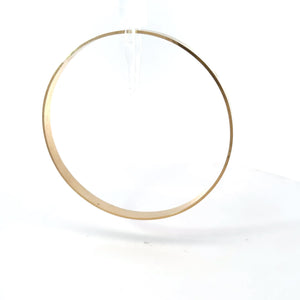 Yellow Gold Flat Bangle