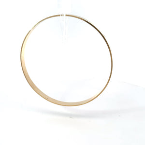 Yellow Gold Flat Bangle