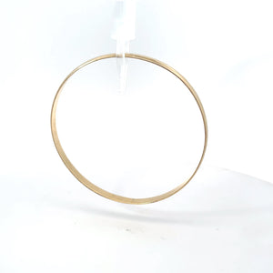 Yellow Gold Half Round Bangle