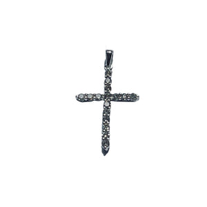 18ct Diamond Cross