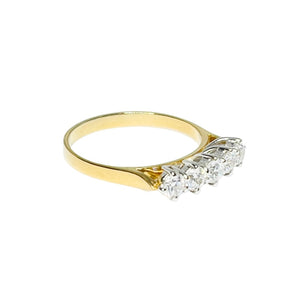 Five Solitaire Diamond Ring