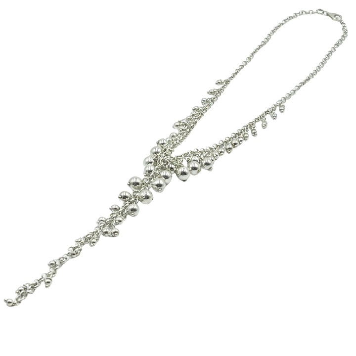 Sterling silver ball necklace