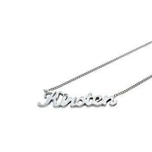 Sterling Silver Name Plate