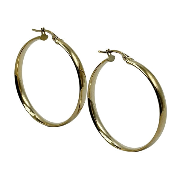 9ct Yellow Gold Hoops