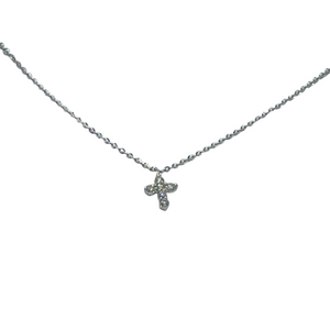 18ct Diamond Cross Necklace