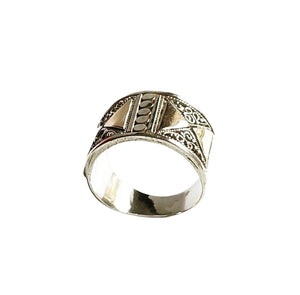 Sterling Silver Aztec style ring