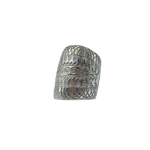 Sterling Silver Pattern Ring