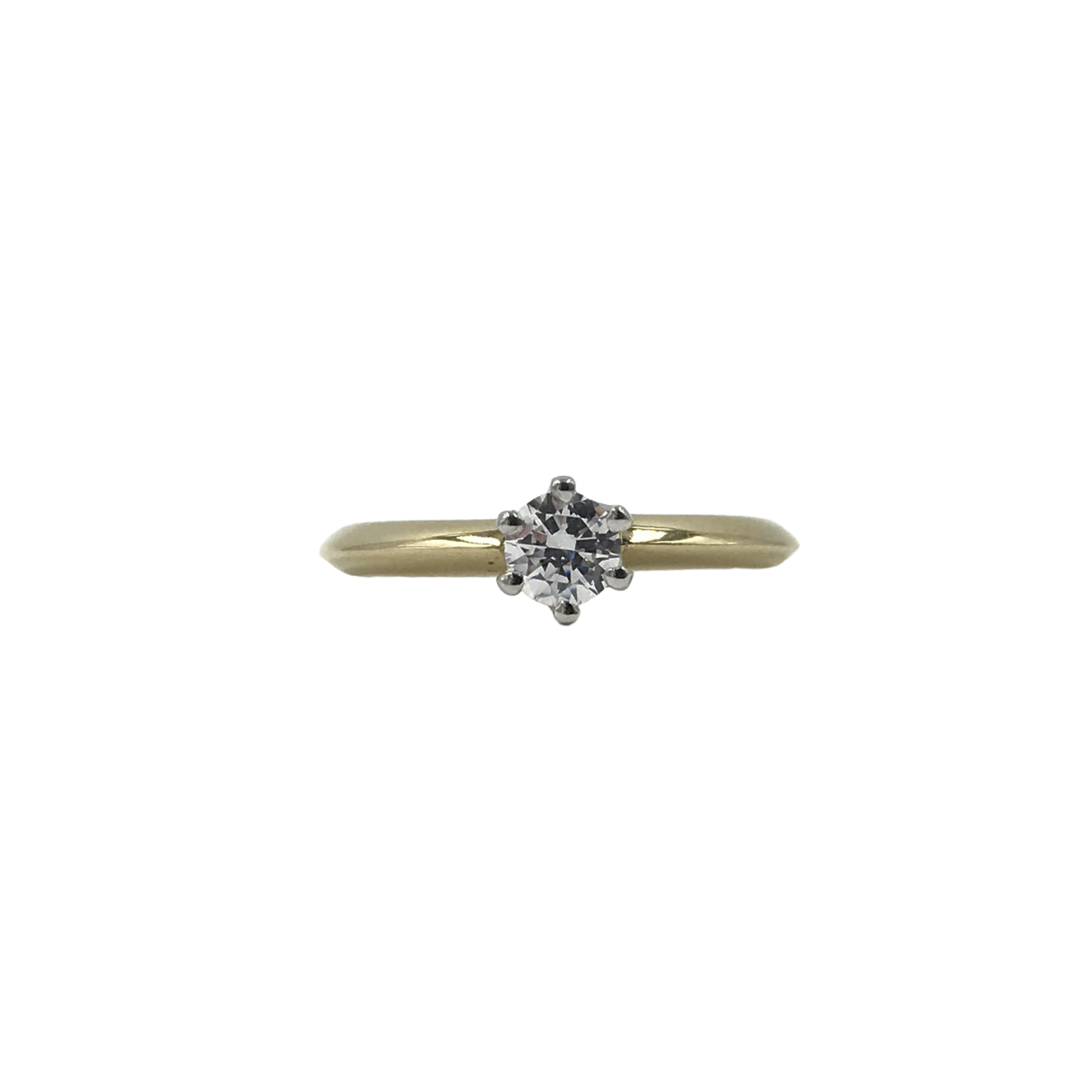 9ct Gold Claw Set Solitaire Ring