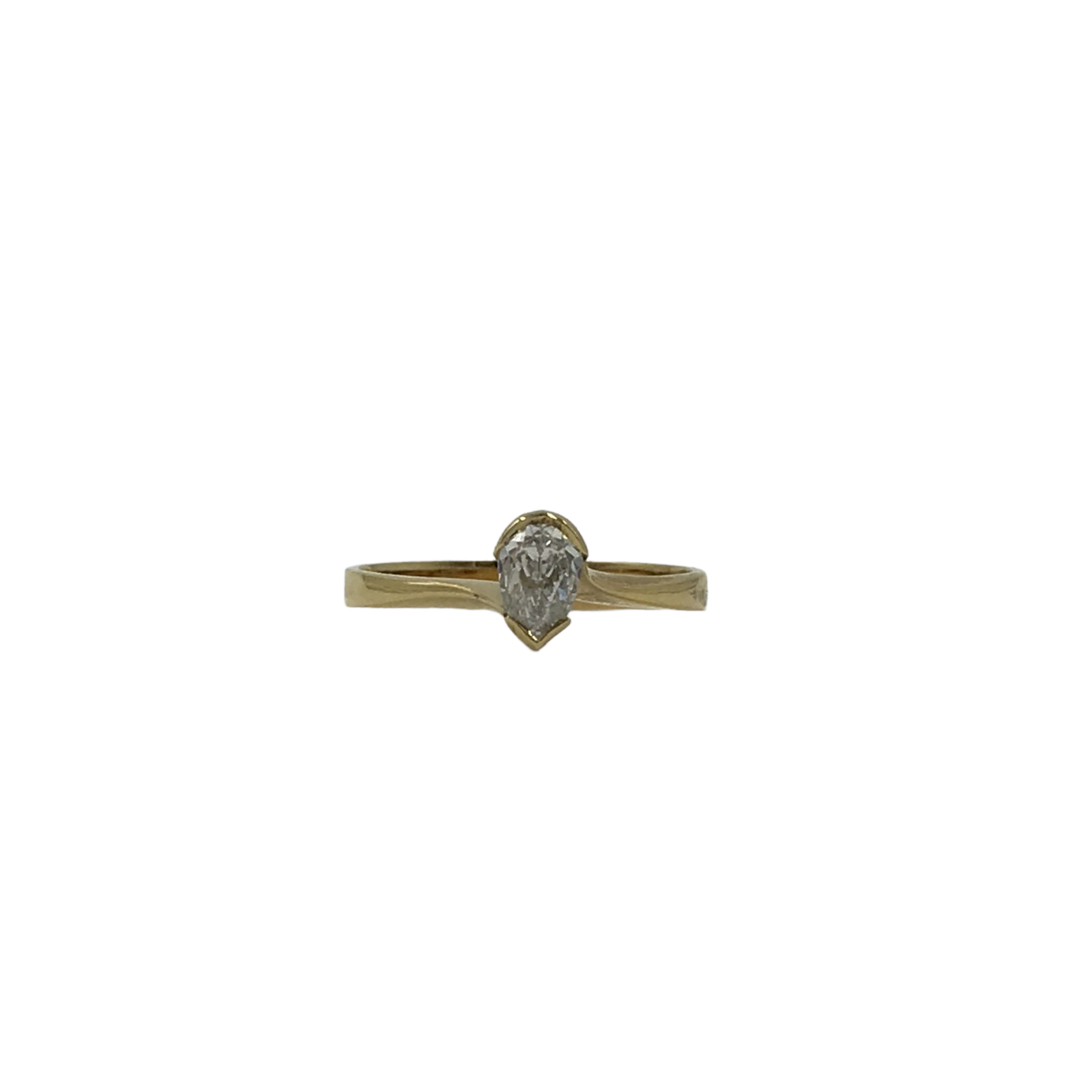 9ct Pear Shaped Solitaire Ring